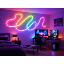 RGB Neon LED strip (5m) + Bluetooth remote control + APP RGB Neon LED strip (5m) + Bluetooth remote control + APP