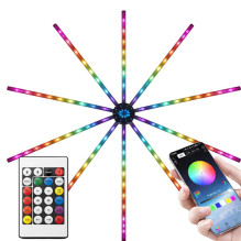 RGB LED fireworks lamp +...