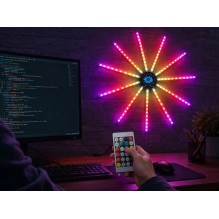 RGB LED fireworks lamp + Remote control self-a + APP RGB LED fireworks lamp + Remote control self-a + APP