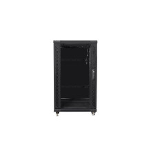 LANBERG FREE STANDING 19" RACK CABINET 22U 600X800 BLACK LANBERG FREE STANDING 19" RACK CABINET 22U 600X800 BLACK