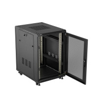 19" 18U 600 × 800 JUODA FLOOR-STANDING RACK SPINTELĖ SU PERFORUOTOMIS DURELĖMIS, LANBERG (PLOKŠČIA PAKUOTĖ) 19" 18U 600 × 800 JUODA FLOOR-STANDING RACK SPINTELĖ SU PERFORUOTOMIS DURELĖMIS, LANBERG (PLOKŠČIA PAKUOTĖ)