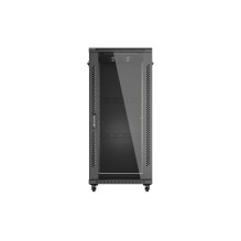 19" 27U 600 × 1000 JUODA FLOOR-STANDING RACK SPINTELĖ SU STIKLINĖMIS DURELĖMIS, LANBERG (PLOKŠČIA PAKUOTĖ) 19" 27U 600 × 1000 JUODA FLOOR-STANDING RACK SPINTELĖ SU STIKLINĖMIS DURELĖMIS, LANBERG (PLOKŠČIA PAKUOTĖ)