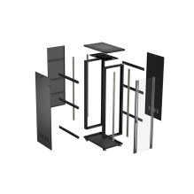 19" 27U 600 × 1000 JUODA FLOOR-STANDING RACK SPINTELĖ SU STIKLINĖMIS DURELĖMIS, LANBERG (PLOKŠČIA PAKUOTĖ) 19" 27U 600 × 1000 JUODA FLOOR-STANDING RACK SPINTELĖ SU STIKLINĖMIS DURELĖMIS, LANBERG (PLOKŠČIA PAKUOTĖ)