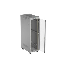 19 colių 42U 600 × 1000 PILKA FLOOR-STANDING RACK SPINTELĖ SU STIKLINĖMIS DURELĖMIS IR LCD EKRANU, LANBERG (PLOKŠČIA PAK 19 colių 42U 600 × 1000 PILKA FLOOR-STANDING RACK SPINTELĖ SU STIKLINĖMIS DURELĖMIS IR LCD EKRANU, LANBERG (PLOKŠČIA PAK