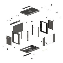 Lanberg WF03-5306-10B rack cabinet 6U Wall mounted rack Black Lanberg WF03-5306-10B rack cabinet 6U Wall mounted rack Black