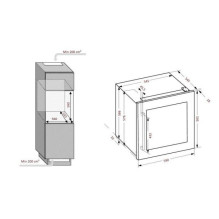 Wine refrigerator LA SOMMELIERE LC36BI Wine refrigerator LA SOMMELIERE LC36BI