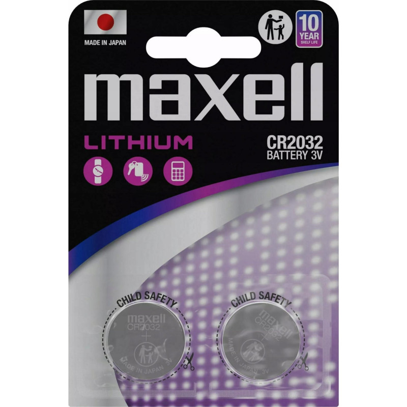 MAXELL CR2032 Specializuotos baterijos 2 vnt.
