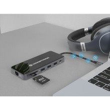 Stotis / replikatorius Conceptronic DONN15G USB-C