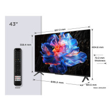 TCL 43P6K 43" LED 4K...