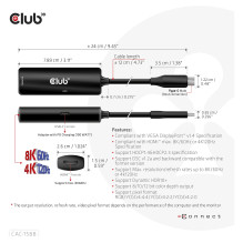 CLUB3D CAC-1588 video cable adapter CLUB3D CAC-1588 video cable adapter