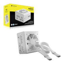 CORSAIR RMe White Series (3rd Gen), RM850e ThermalProtect White, 850 Watt CORSAIR RMe White Series (3rd Gen), RM850e ThermalProtect White, 850 Watt