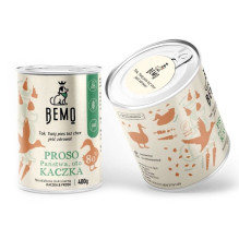 BEMO Proso Państwa oto Kaczka Mono - wet dog food - 400g
