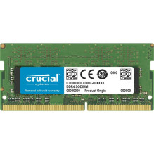 Crucial SODIMM laptop memory, DDR4, 32 GB, 3200 MHz, CL22 (CT32G4SFD832A)