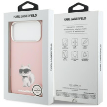 KARL LAGERFELD case for IPHONE 17 Pro compatible with MagSafe KLHMP17LHGKCGKBK (IML Glitter k&C Sketch Logo) black KARL LAGERFELD case for IPHONE 17 Pro compatible with MagSafe KLHMP17LHGKCGKBK (IML Glitter k&C Sketch Logo) black