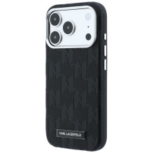 KARL LAGERFELD case for IPHONE 18 Pro / 17 Pro compatible with MagSafe (Mono Resin Logo) black KARL LAGERFELD case for IPHONE 18 Pro / 17 Pro compatible with MagSafe (Mono Resin Logo) black