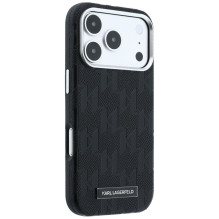 KARL LAGERFELD case for IPHONE 18 Pro / 17 Pro compatible with MagSafe (Mono Resin Logo) black KARL LAGERFELD case for IPHONE 18 Pro / 17 Pro compatible with MagSafe (Mono Resin Logo) black