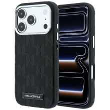 KARL LAGERFELD case for IPHONE 18 Pro / 17 Pro compatible with MagSafe (Mono Resin Logo) black KARL LAGERFELD case for IPHONE 18 Pro / 17 Pro compatible with MagSafe (Mono Resin Logo) black