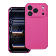 Case for iPhone 18 Pro / 17 Pro Silicone 2mm (camera protection) compatible with MagSafe pink