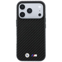 BMW case for IPHONE 18 Pro / 17 Pro compatible with MagSafe (Carbon Metal Logo) black BMW case for IPHONE 18 Pro / 17 Pro compatible with MagSafe (Carbon Metal Logo) black