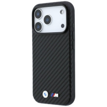 BMW case for IPHONE 18 Pro / 17 Pro compatible with MagSafe (Carbon Metal Logo) black BMW case for IPHONE 18 Pro / 17 Pro compatible with MagSafe (Carbon Metal Logo) black