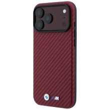 BMW case for IPHONE 18 Pro Max / 17 Pro Max compatible with MagSafe (Carbon Metal Logo) burgundy BMW case for IPHONE 18 Pro Max / 17 Pro Max compatible with MagSafe (Carbon Metal Logo) burgundy