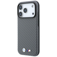 BMW case for IPHONE 18 Pro Max / 17 Pro Max compatible with MagSafe (Carbon Metal Logo) grey BMW case for IPHONE 18 Pro Max / 17 Pro Max compatible with MagSafe (Carbon Metal Logo) grey