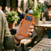 Case for iPhone 18 Pro Max / 17 Pro Max Forcell F-Protect BumperX Premium compatible with MagSafe orange Case for iPhone 18 Pro Max / 17 Pro Max Forcell F-Protect BumperX Premium compatible with MagSafe orange
