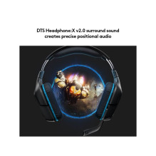 Wired headphones Jack 3,5 mm with microphone Logitech G432 black