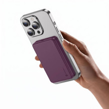 Su „MagSafe“ suderinama išorinė baterija Forcell F-Energy Slim F5K9 QC4.0 PD3.0 15W 5000 mAh vyšnių spalvos Su „MagSafe“ suderinama išorinė baterija Forcell F-Energy Slim F5K9 QC4.0 PD3.0 15W 5000 mAh vyšnių spalvos