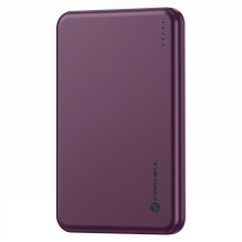 Su „MagSafe“ suderinama išorinė baterija Forcell F-Energy Slim F5K9 QC4.0 PD3.0 15W 5000 mAh vyšnių spalvos Su „MagSafe“ suderinama išorinė baterija Forcell F-Energy Slim F5K9 QC4.0 PD3.0 15W 5000 mAh vyšnių spalvos