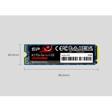 Disk SSD Silicon Power UD85 1TB M.2 2280 PCI-E x4 Gen4 NVMe (SP01KGBP44UD8505)