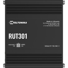 Teltonika RUT301 Industrial Router, 5x RJ45 100Mb / s, USB 2.0, IP30 Teltonika RUT301 Industrial Router, 5x RJ45 100Mb / s, USB 2.0, IP30