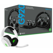 Logitech G920 Ratas + Astro A10 Baltos Xbox ausinės Logitech G920 Ratas + Astro A10 Baltos Xbox ausinės