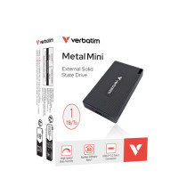 Dysk zewnętrzny SSD Verbatim Metal Mini 1TB Black (32031) Dysk zewnętrzny SSD Verbatim Metal Mini 1TB Black (32031)