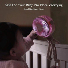 Momcozy portable stroller fan, pink Momcozy portable stroller fan, pink