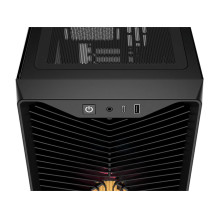 „Corsair 3200D RS ARGB“ vidutinio dydžio bokšto tipo juodas korpusas