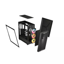 „Corsair 3200D RS ARGB“ vidutinio dydžio bokšto tipo rūkytas korpusas „Corsair 3200D RS ARGB“ vidutinio dydžio bokšto tipo rūkytas korpusas