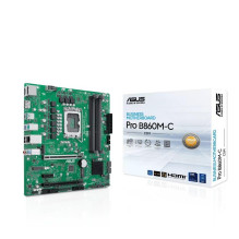 Mainboard, ASUS, Intel B860, LGA 1851 (Socket V1), micro ATX, RAM DDR5-SDRAM, 4xSlots, 2xNumber of M.2 (M) slots, PROB86