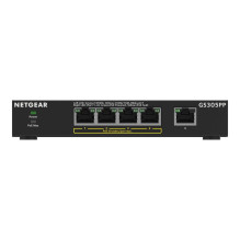 Komutatorius - Netgear GS305PP 5-Port Switch 100Mbps