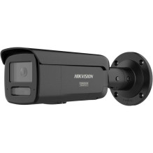 IP kamera Hikvision DS-2CD2T123G2-LIS2UY / SL(2.8mm)BLACK 12MP Tinklo kamera Acusense su stroboskopine lempa, garso įspė