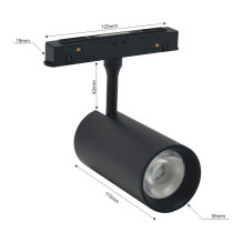 Luminaire Modoled Magnetic, 12 W, LED, 3000 - 6000 °K