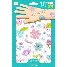 Set for tattoos Djeco Fair flowers DJ09585 Set for tattoos Djeco Fair flowers DJ09585