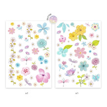 Rinkinys tatuiruotėms Djeco Fair flowers DJ09585 Rinkinys tatuiruotėms Djeco Fair flowers DJ09585