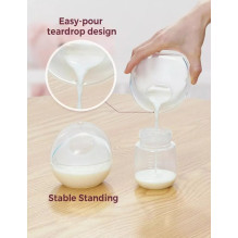 Pieno surinkiklis - Momcozy daugkartiniai 90 ml, 2 vnt., skaidrūs Pieno surinkiklis - Momcozy daugkartiniai 90 ml, 2 vnt., skaidrūs