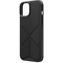 UNIQ „Transforma Magclick“ įkrovimo kietas dėklas „iPhone 14 Plus“, juodas UNIQ „Transforma Magclick“ įkrovimo kietas dėklas „iPhone 14 Plus“, juodas
