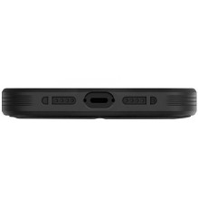 UNIQ „Transforma Magclick“ įkrovimo kietas dėklas „iPhone 14 Plus“, juodas UNIQ „Transforma Magclick“ įkrovimo kietas dėklas „iPhone 14 Plus“, juodas