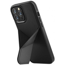 UNIQ „Transforma Magclick“ įkrovimo kietas dėklas „iPhone 14 Plus“, juodas UNIQ „Transforma Magclick“ įkrovimo kietas dėklas „iPhone 14 Plus“, juodas
