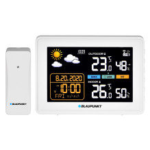 Meteorologinė Stotelė - Blaupunkt WS30WH su lauko jutikliu baltas Meteorologinė Stotelė - Blaupunkt WS30WH su lauko jutikliu baltas