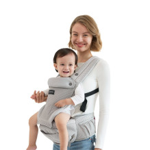 Momcozy Air Mesh Hip Seat Baby Carrier, Grey Momcozy Air Mesh Hip Seat Baby Carrier, Grey