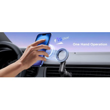 Automobilinis telefono laikiklis Ugreen LP923 MagSafe (air vent) juodas (65185) Automobilinis telefono laikiklis Ugreen LP923 MagSafe (air vent) juodas (65185)